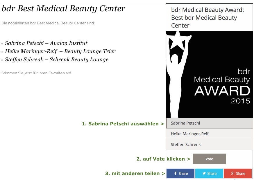bdr best medical beauty award